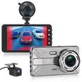 X20 MAX 2160P Nuovo design / HD / con fotocamera posteriore Automobile DVR 150 Gradi Angolo ampio 4 pollice IPS Dash Cam con Wi-fi / Visione notturna / G-Sensor 4 LED a infrarossi Registratore per