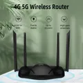 Router WIFI 4G LTE 300Mbps 3LAN CPE CAT4 32 utenti Wifi RJ45 LAN Modem Wireless 5G scheda Sim Mifi con rete portatile a 4 antenne