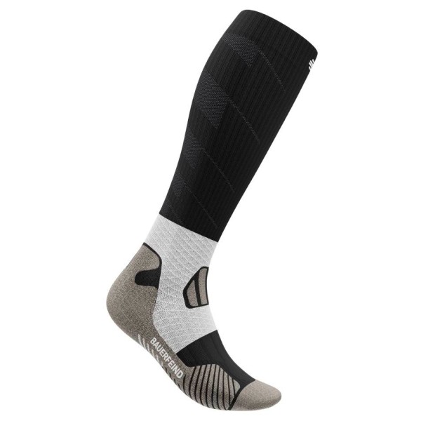 Bauerfeind Sports - Trail Run Compression Socks - Laufsocken 42-45 - Wade S | EU 42-45 schwarz/grau