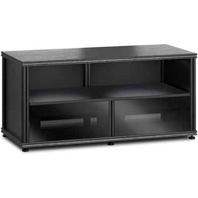 Salamander Designs Synergy Single Box 223 - Black Oak Black Glass with Black Posts
