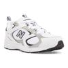 Sneaker NEW BALANCE "408", Gr. 46,5, weiß (nb weiß), Textil, Synthetik, sportlich, Schuhe, von dem New Balance 530 inspiriert