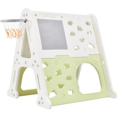 5-in-1 Toddler Climber Basketball Hoop Set