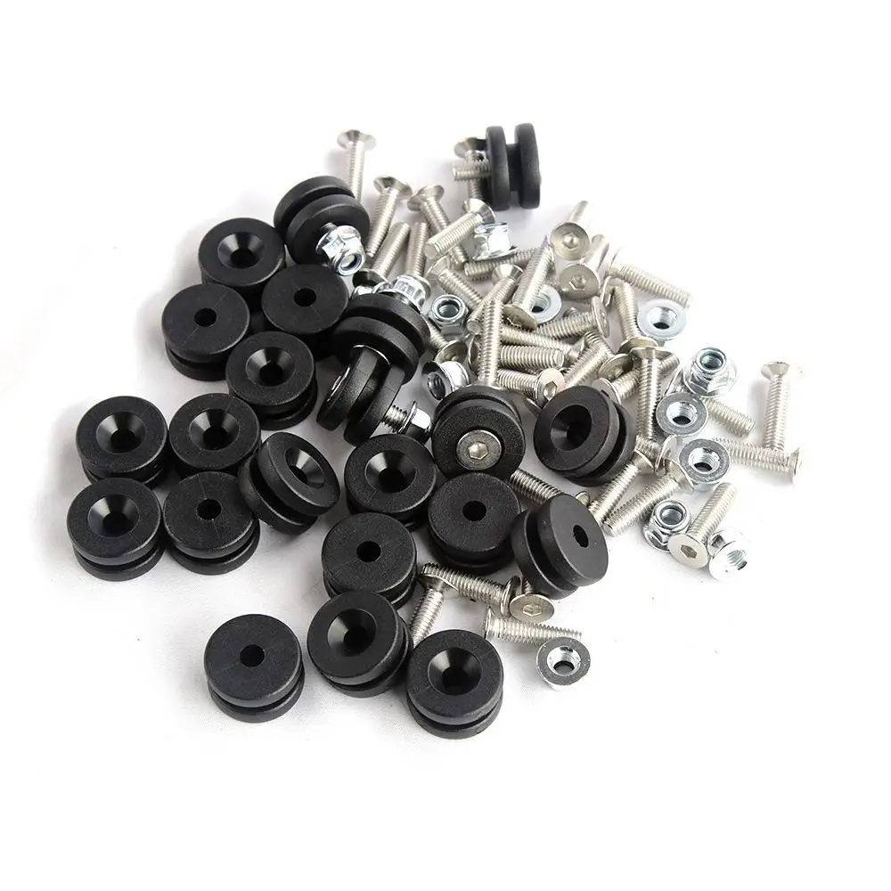 4 pezzi boccola per bagagli posteriori moto scatola posteriore fibbia boccola per bagagli posteriore staffa per bagagliaio distanziatori a sgancio rapido accessori