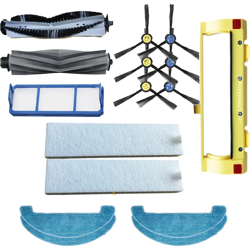 Hauptwalzenbürstenabdeckung Seitenbürste HEPA-Filter Mopp Tuch Lumpen für Genio Deluxe 500 Pro Robotic Staubsauger Teile Ersatz Image