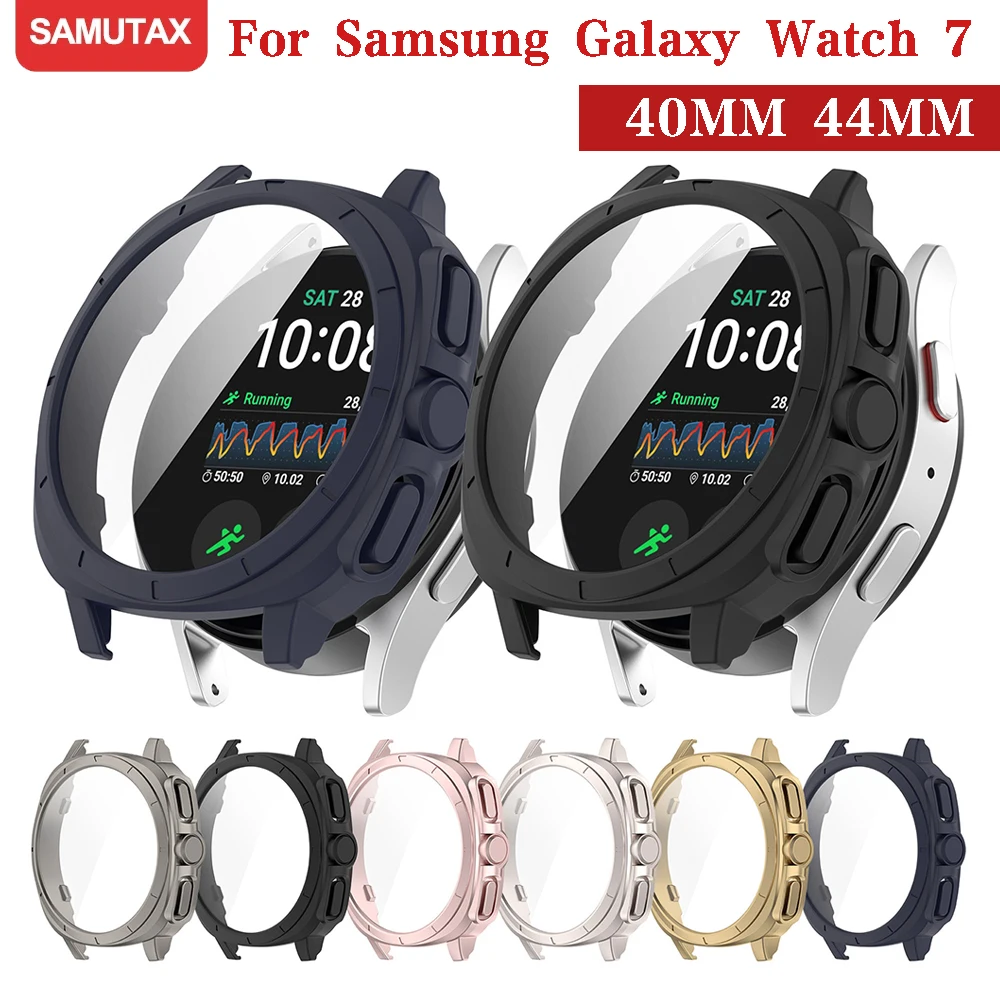 Wechsel zum Ultra-Gehäuse für Samsung Galaxy Watch 7 40/44mm gehärtete Glas abdeckung Displays chutz folie Upgrade auf Samsung Watch 7 40/44mm Image