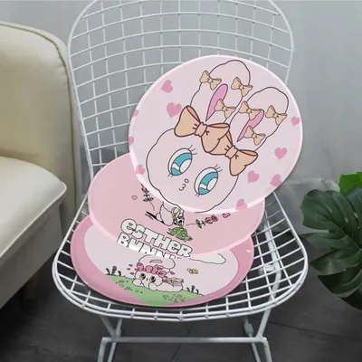 Niedliche rosa Esther Hase moderne minimalist ische Art Sitzpolster Haushalts kissen weichen Plüsch Image