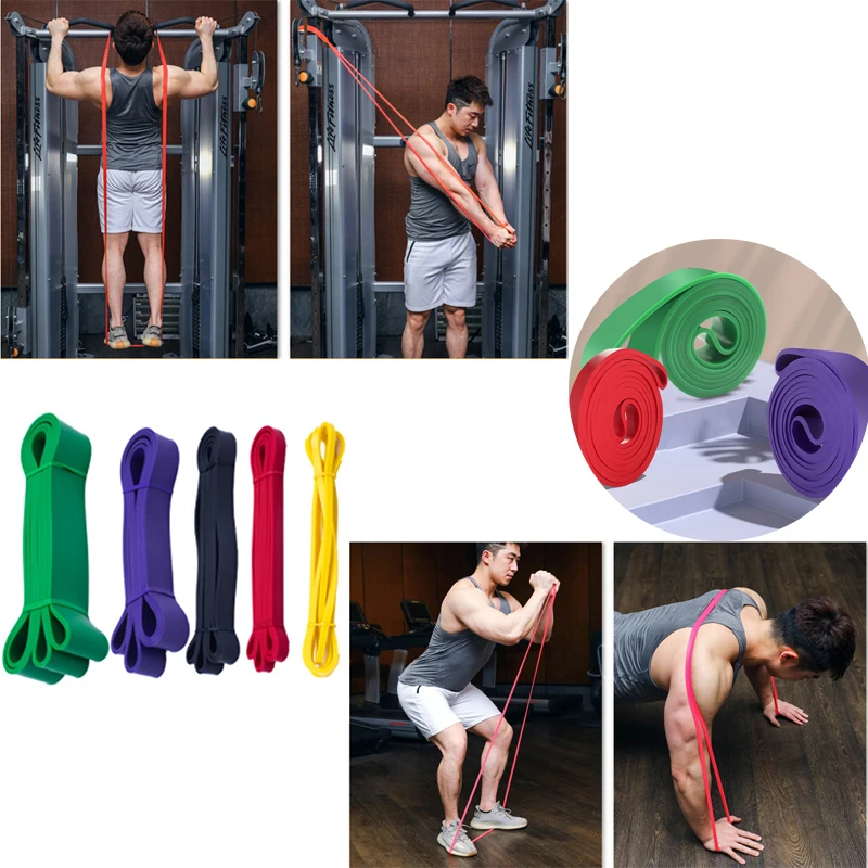 Fitness Elastisches Band Tpe Widerstandsband Yoga Assist Spannungsband TPE Latex Elastisches Seil Training Schultern Rücken und Hüften