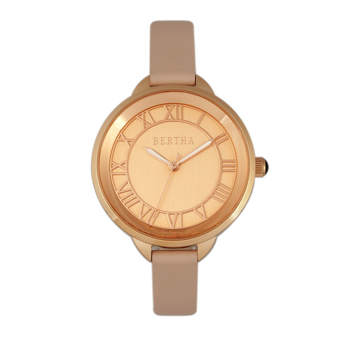 Bertha Madison Sunray Zifferblatt Lederarmbanduhr Image
