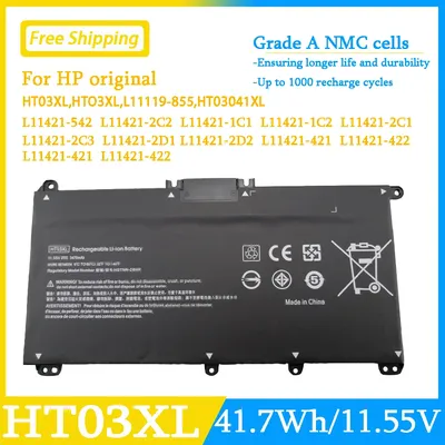 New HT03XL L11119-855 Laptop Battery HP Pavilion 14-CE 0025TU 14-CE0034TX 14-CF 14-DF 15-CS 15-DA