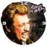 Horloge Johnny Hallyday en bois