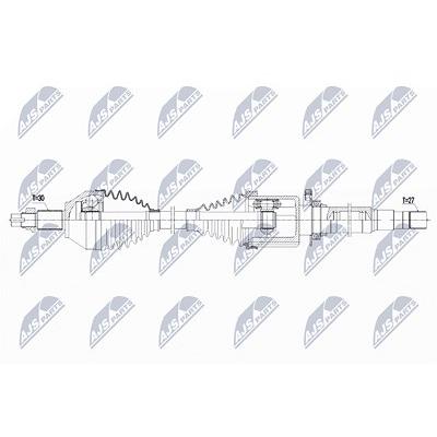 Nty Antriebswelle [Hersteller-Nr. NPW-AR-010] für Alfa Romeo Image