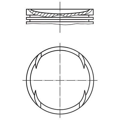 Mahle Kolben [Hersteller-Nr. 0306401] für Seat, Skoda, VW Image