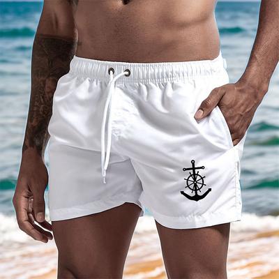 Men's Swim Trunks Swim Shorts Board Shorts Pocket with Mesh lining Elastic Waistband Shorts Sports Outdoor Beach Swimming Pool Quick Dry Lightweight Soft Swimming Beach Tailored Fit Sportswear