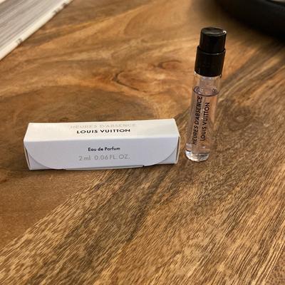 Louis Vuitton Bath & Body | Authentic Louis Vuitton Heures D’absence 2ml .06 Fl.Oz. Sample Eau De Parfum | Color: Green/Red/Tan | Size: Os