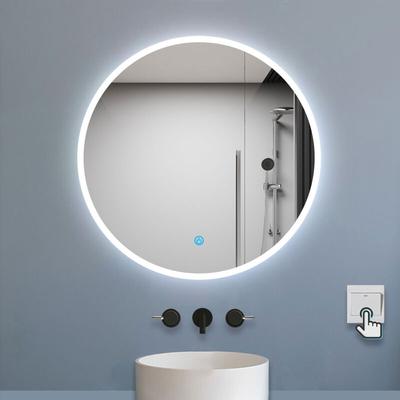 Biubiubath - led Spiegel Badspiegel mit Beleuchtung Badezimmer Spiegel Rund mit 3 Lichtfarbe Image