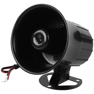 Ej.Life Alarm-Sirene, 110 dB 12V Piezo Alarmsirene Sirene Horn Lautsprecher Alarm Image