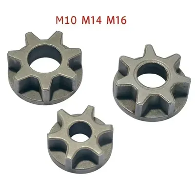 M10 M16 Sprocket Chain Saw Gear For 100 115 125 150 180 Angle Grinder Replacement Gear Chainsaw Bracket Power Tool