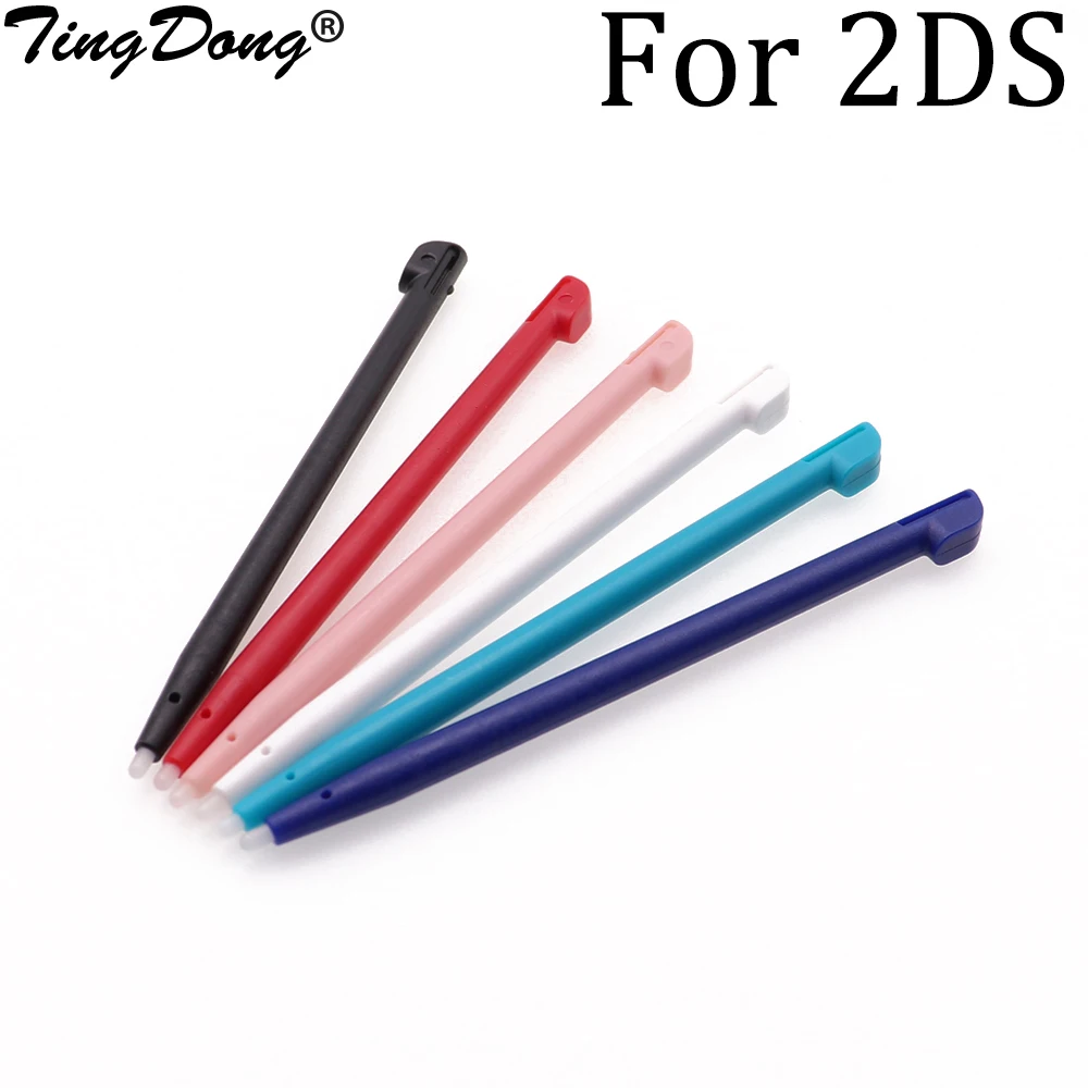 TingDong 6 Stück mobiler Touch-Stift, Touchscreen-Bleistift für 2DS-Steckplätze, Hartplastik-Eingabestift für Nintendo 2DS-Konsole Image