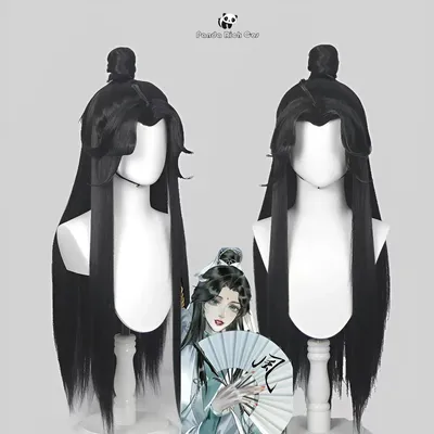 Tian Guan Ci Fu Anime Heaven's Blessing Cosplay Kostüm Kleidung Perücke Schuhe Fan Uniform Cosplay Shi Qingxuan Hanfu Set Image