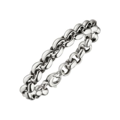 Silberarmband JOBO, silber (silber 925), Armbänder, Damen, Silber 925 (Sterlingsilber), Erbsarmband 925 Silber 21 cm