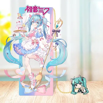 Hatsune Miku Metal Bookmarks Gift for Anime Fans anime figure Two-Dimensional Stationery