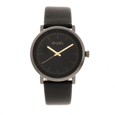 Vereinfachen Sie die 6200 Lederarmbanduhr Image