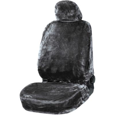 Walser - Autositzbezug Kunstfell Teddy anthrazit Sitzbezug