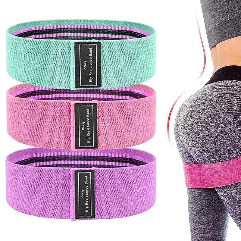 /3pcs Gummibänder Fitness Widerstands bänder Yoga Pilates Hüft kreis Expander Bänder Fitness studio Training Heim trainings geräte