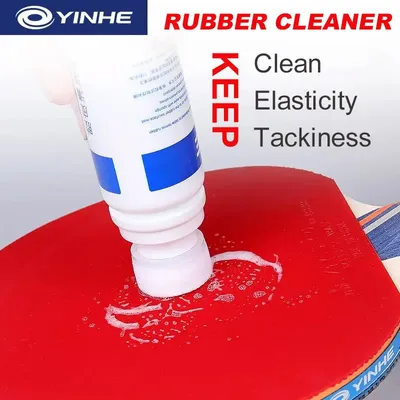 YINHE Table Tennis Rubber Cleaner 75ML Portable Cleaning Agent for T.T. Rubber Table Tennis