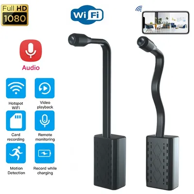 1080P HD WiFi Wireless Camera Loop Record Cam Security Protection Surveillance IP Secret Audio Video