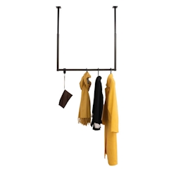 HOME DELUXE Garderobe SWAY - Farbe: Schwarz Image