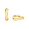 Paar Creolen AMOR "2026611", gold (goldfarben), Ohrringe, Damen, Gelbgold 375