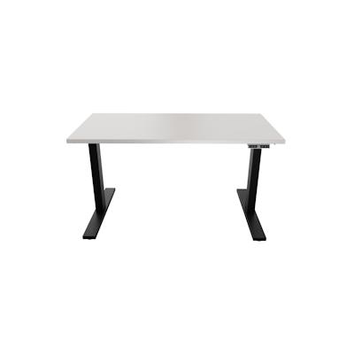 Bisley E-WonderTech elektrisch höhenverstellbarer Schreibtisch 120x60 cm in schwarz/lichtgrau - Elektrischer Tisch höhenverstellbar mit Image