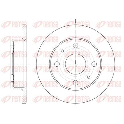 REMSA Bremsscheibe vorne rechts links voll Ø211mm 211mm für VW DAIHATSU 4351297204000 43512B2100 23-0791 6830.00