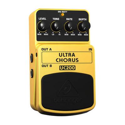 Behringer ULTRA CHORUS UC200 Ultimate Stereo Chorus Effects Pedal for Guitar UC200