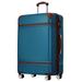 Abrahams Plastic/Acrylic Luggage Rack in Blue | 30.3" H X 20.1" W X 12.4" D | Wayfair FHY240801013