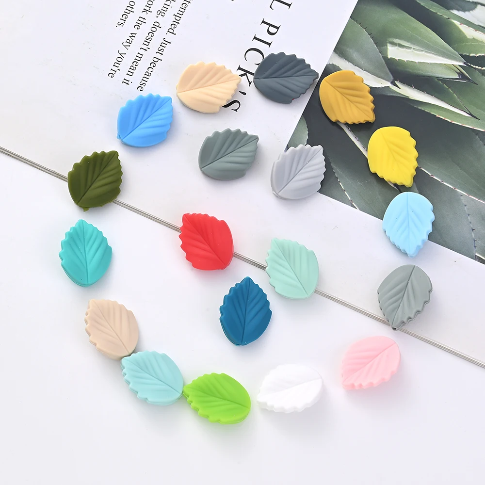 Anneau de dentition en Silicone, 10 pièces, perles de qualité alimentaire, bricolage, soins infirmiers pour bébé, perles de dentition à croquer, jouet sans BPA, chaîne de sucette, accessoires