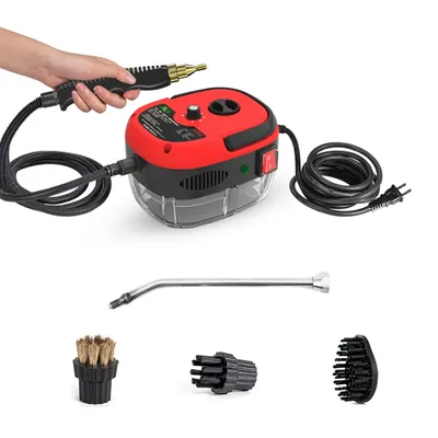 2500w Hand dampf reiniger Hochdruck us eu uk au Dampf reinigungs maschine mit Bürsten köpfen für Image