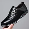 Marke männer Casual Schuhe Mode Klassische männer Pu Leder Schuhe Heißer Verkauf Atmungsaktive Business Lace-Up Männer schuhe Plus größe 38-50