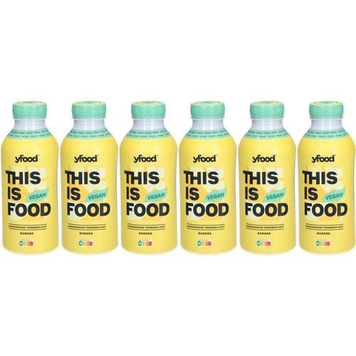 yfood Drink Vegan Banana 6x500 ml Trinklösung