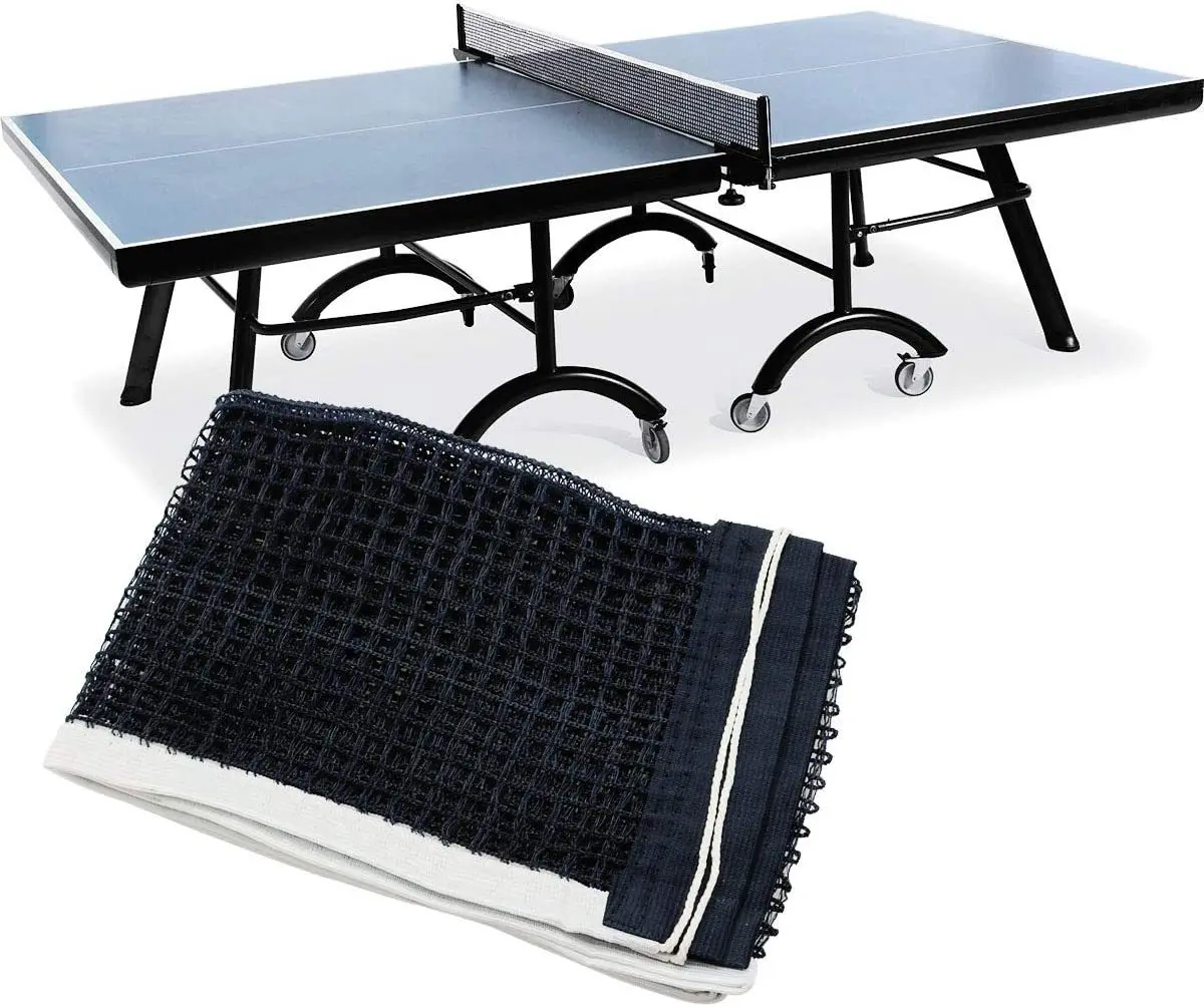 Einziehbares Tischtennisnetz, Tischgitter, Kunststoff, starkes Netz, tragbares Netz-Set, Netzregal, Ersatz-Set für Ping-Pong, nur zum Spielen Image