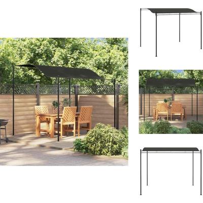 Vidaxl - Pavillon 3x2,4 m Anthrazit - Gartenpavillon - Stahlpavillon - Outdoorzelt - Grillplatz Image