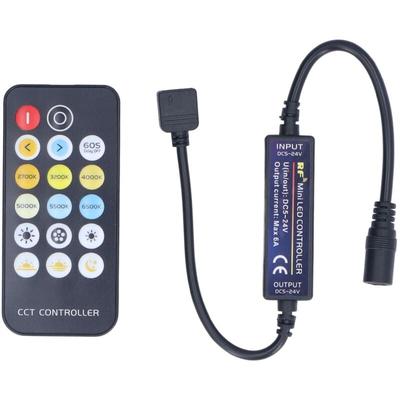 Led Dimmer Controller, 17 Tasten, 4 polig, Kabellose Fernbedienung, Dimmer, Dimmerschalter für Den Image