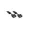 Prolunga svga con ferrite Maschio/Femmina 20 mt - Manhattan