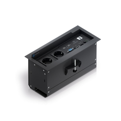 PureLink mediahub On-table Tischanschlussfeld Daisy Chain, anthrazit Image