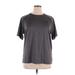 Under Armour Active T-Shirt: Gray Activewear - Women's Size X-Large