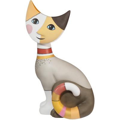 Sammelfigur GOEBEL "Rosina Wachtmeister Katzenwelt", bunt, B:19cm H:50cm, Biskuitporzellan, Dekofiguren, Rosina Wachtmeister - Katze Alisia Image