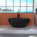 Tubcraft Stone Resin Solid Surface Freestanding Soaking Bathtub