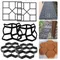 Garden Mold Walk Pavement Reusable DIY Manually Paving Cement Brick Stone Road Concrete Molds