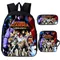 My Hero Academia – sac à dos d'école pour garçons et filles, ensemble de 3 pièces, sac à dos pour